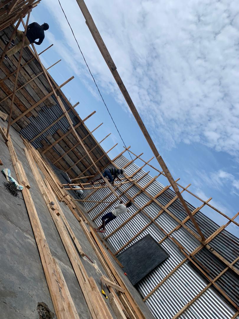 Construction de l'église